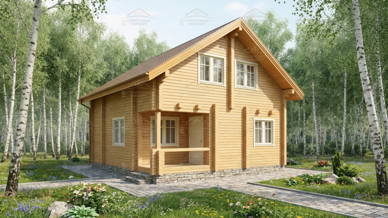 фото Дом из бруса 116.9