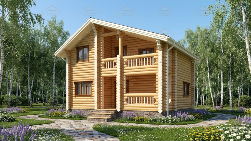 фото Баня с бассейном 92.32 м2