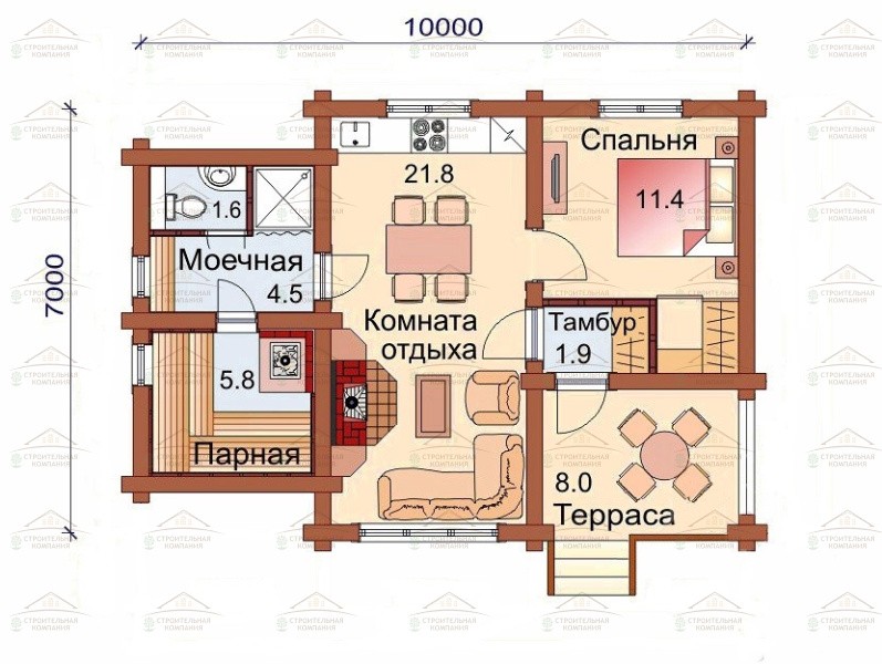 фото Баня из бруса 58.22