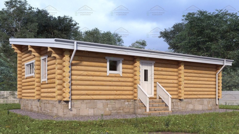 фото Дом из бревна 86.31