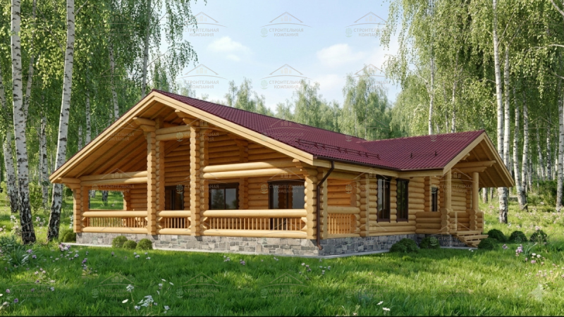 фото Дом из бревна 154.66
