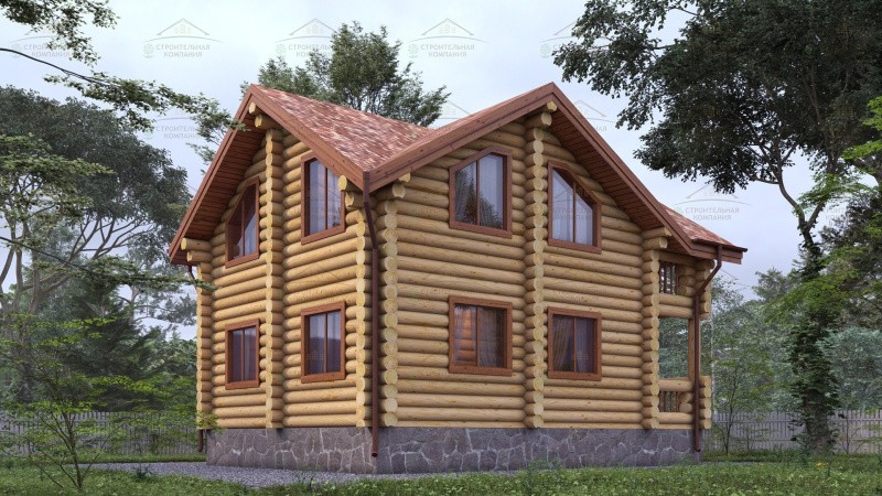 фото Дом из бревна 118.35
