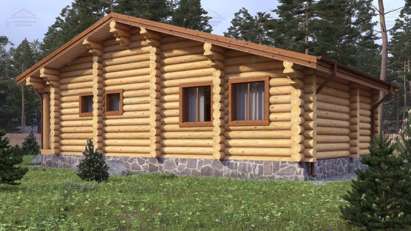 фото Баня из бревна  80.54