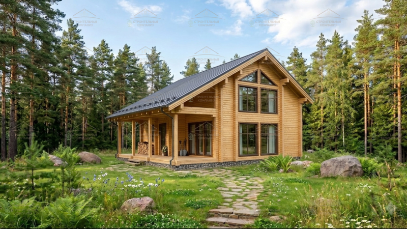 фото Дом из бруса 172.8