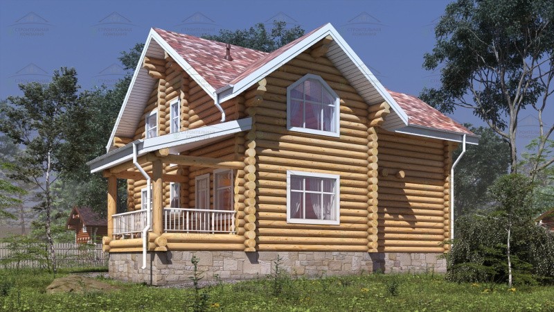 фото Дом из бревна 168.68