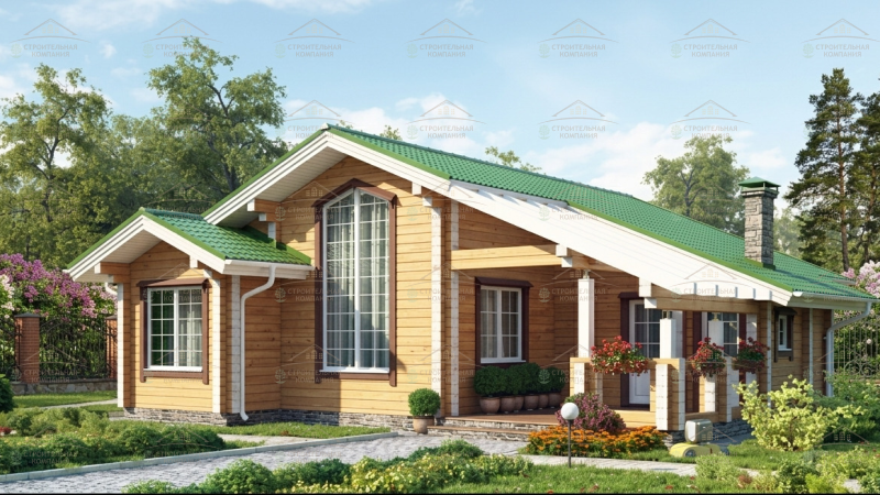 фото Дом из бруса 134