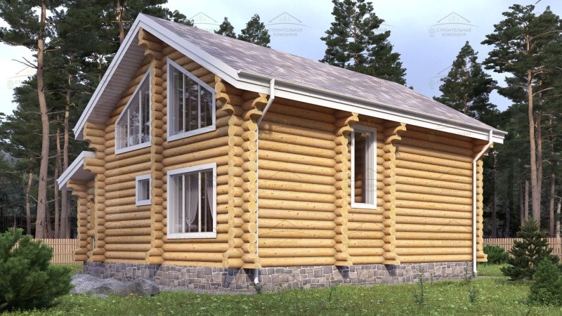 фото Дом из бревна 157.52