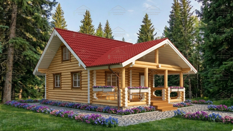 фото Баня из бревна 68.46