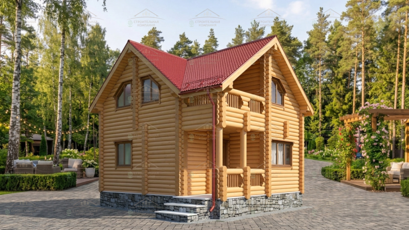 фото Дом из бревна 89.92