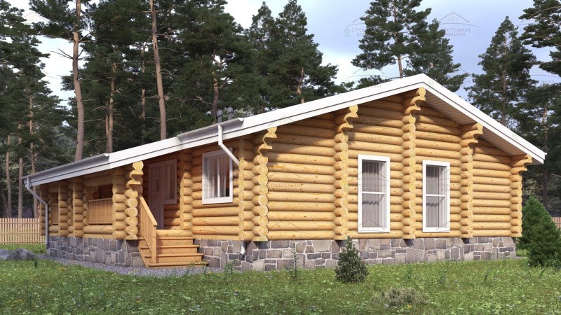 фото Дом из бревна 134.68