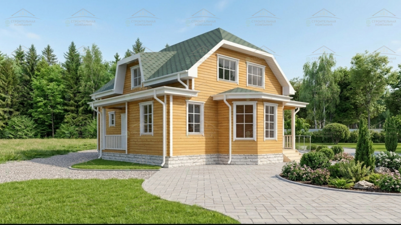 фото Дом из бруса 153.38