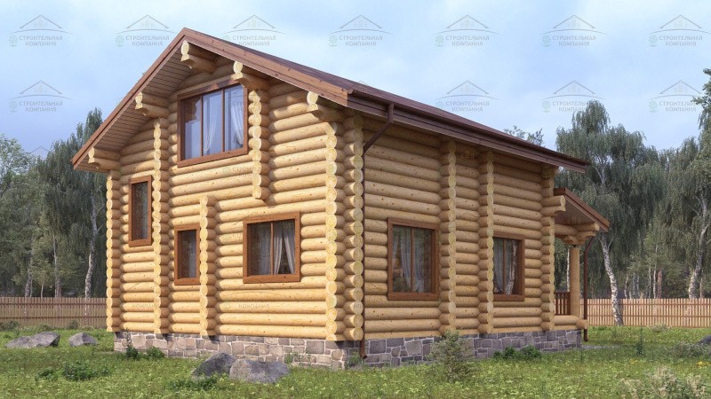 фото Дом из бревна 122.94