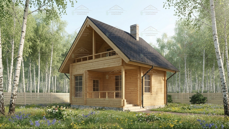 фото Дом из клееного бруса 67