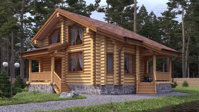 фото Дом из бревна 119.92