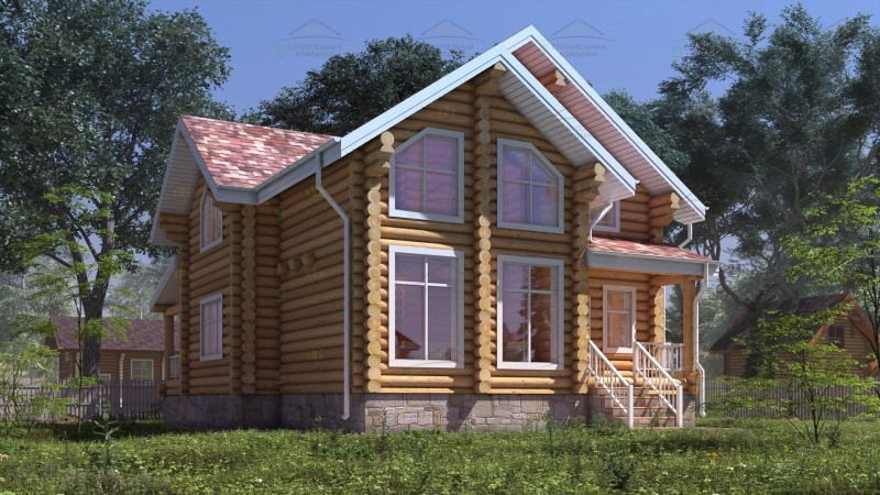 фото Дом из бревна 168.68