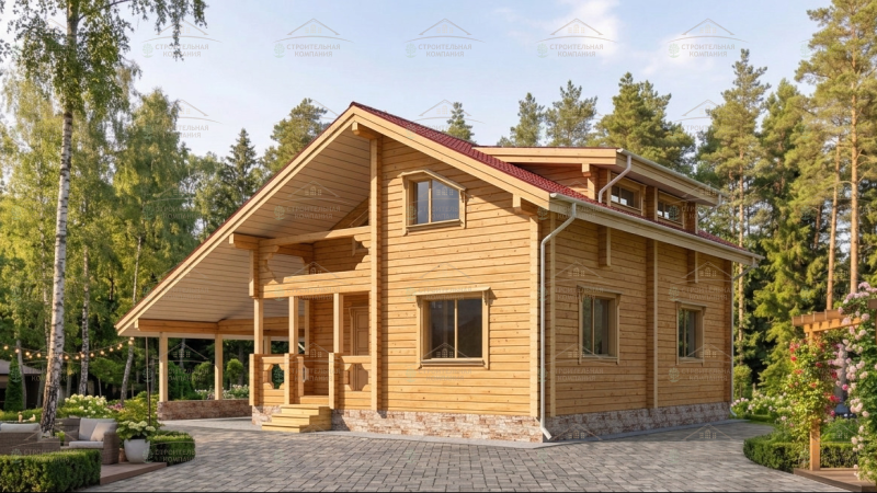 фото Дом из бруса 153.65