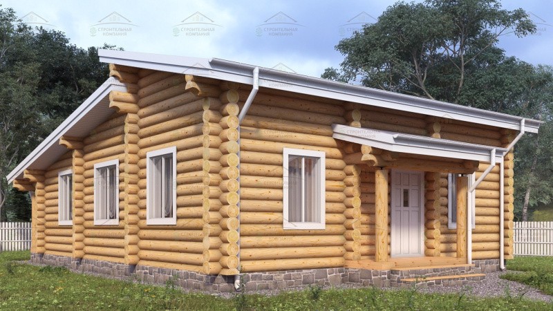 фото Дом из бревна 124.26