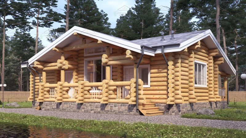 фото Дом из бревна 117.18