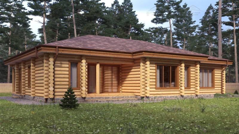 фото Дом из бревна 230.56
