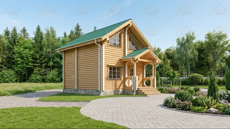 фото Баня из бревна 67.83