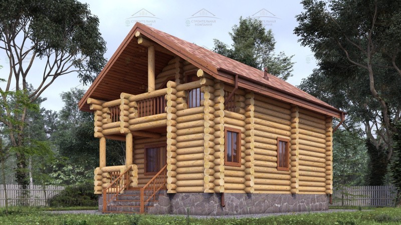фото Дом из бревна 118.35