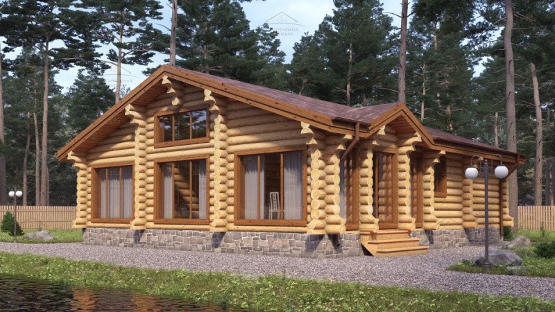 фото Дом из бревна 120.65