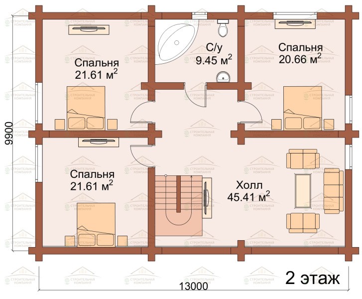 фото Дом из бруса 245.58