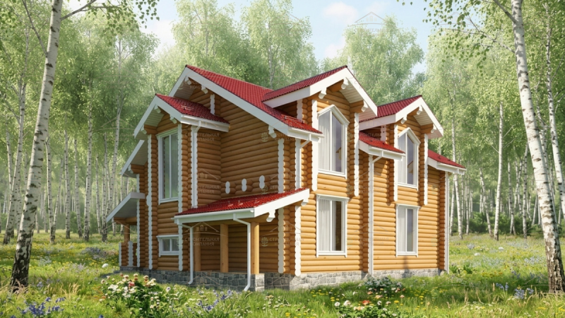фото Дом из бревна 245.85