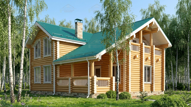 фото Дом из бревна 267.28