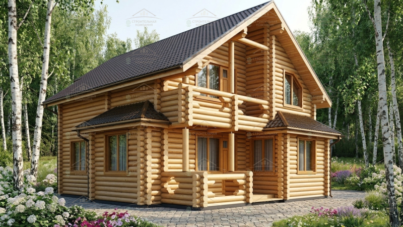 фото Дом из бревна 171.15