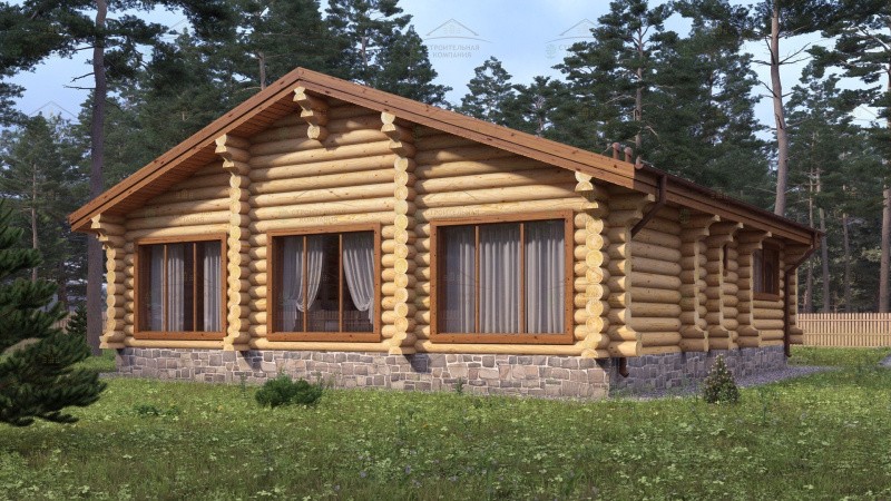 фото Дом из бревна 120.65