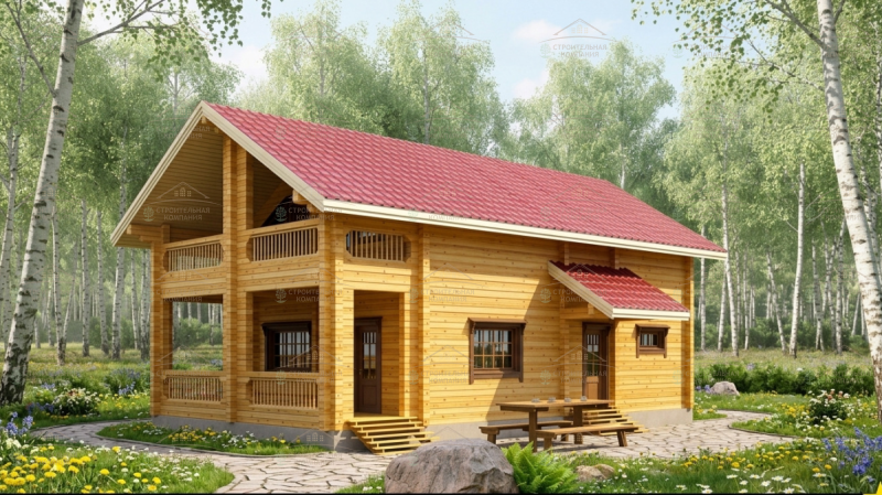 фото Дом из бруса 170.97