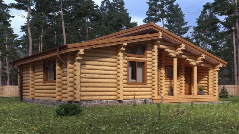 фото Дом из бревна 132.94