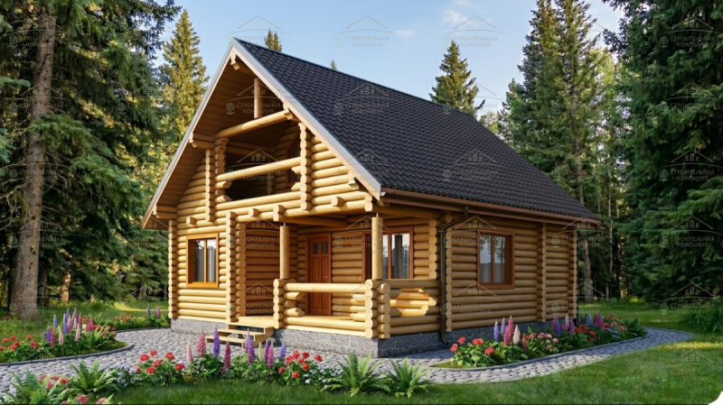 фото Дом из бревна 116.34