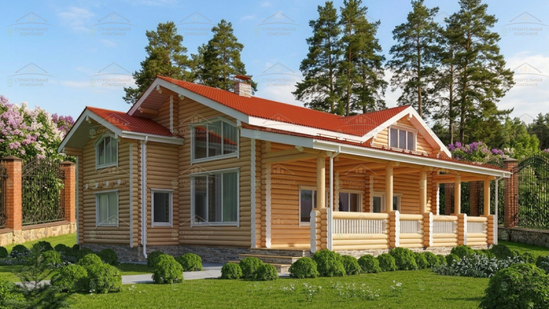 фото Дом из бревна 280.03
