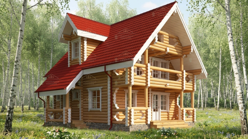 фото Дом из бревна 230.43