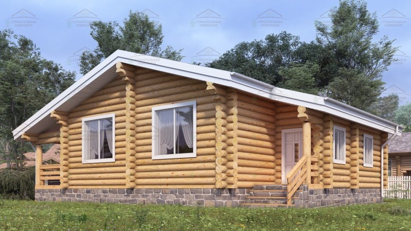 фото Дом из бревна 112.58