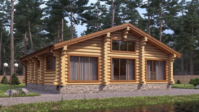 фото Дом из бревна 120.65