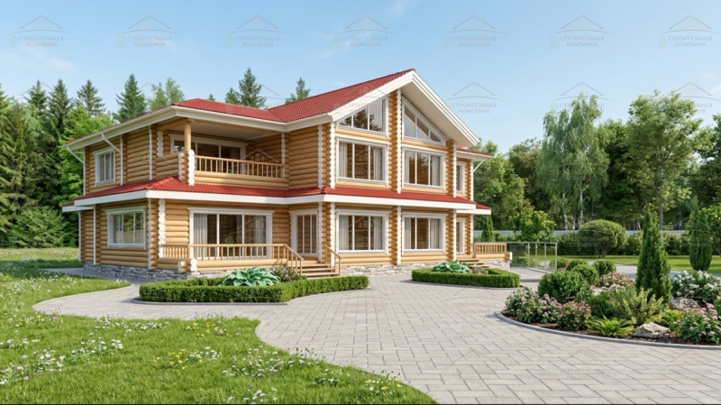 фото Дом из бревна 247.27