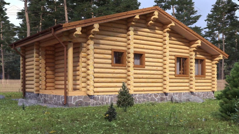 фото Баня из бревна  80.54