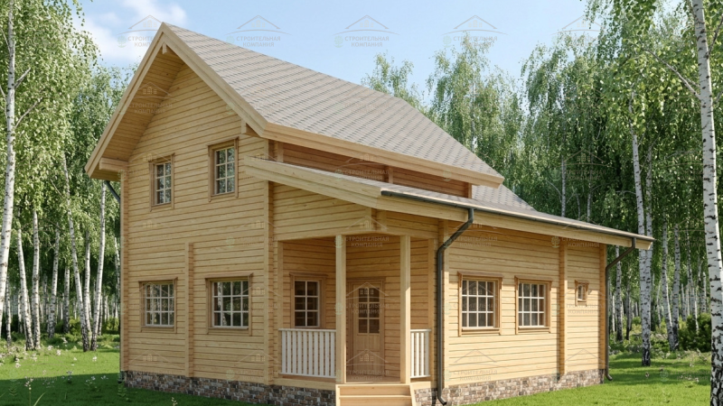 фото Дом из бруса 152.88