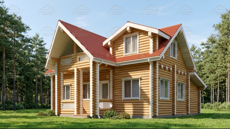 фото Дом из бревна 176.8