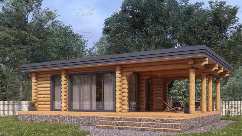 фото Дом из бревна 94.14