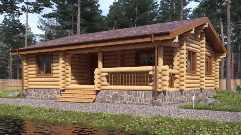 фото Дом из бревна 94.65