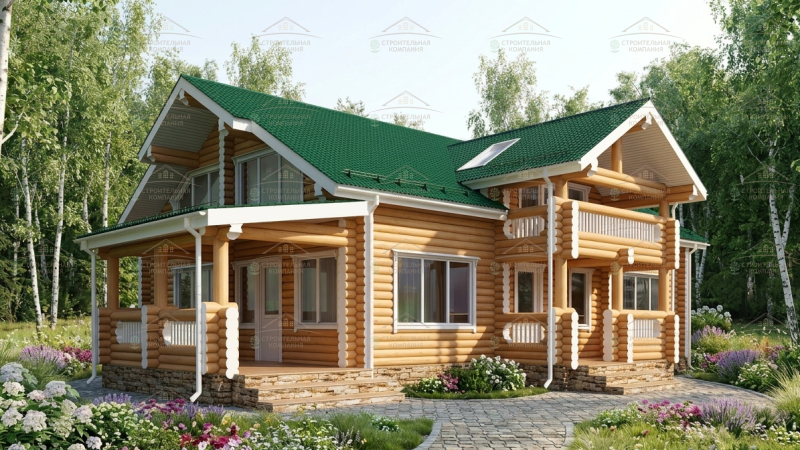 фото Дом из бревна 290.35