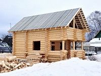 Строительство рубленной бани